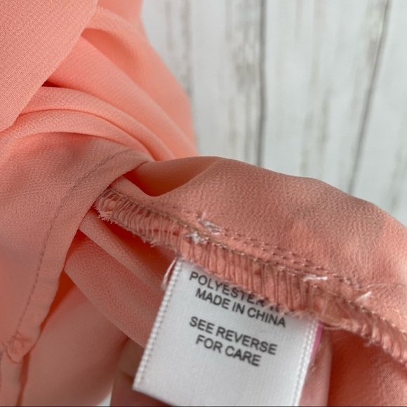 Charlotte Russe peach sequin strappy tank - Picture 6 of 6